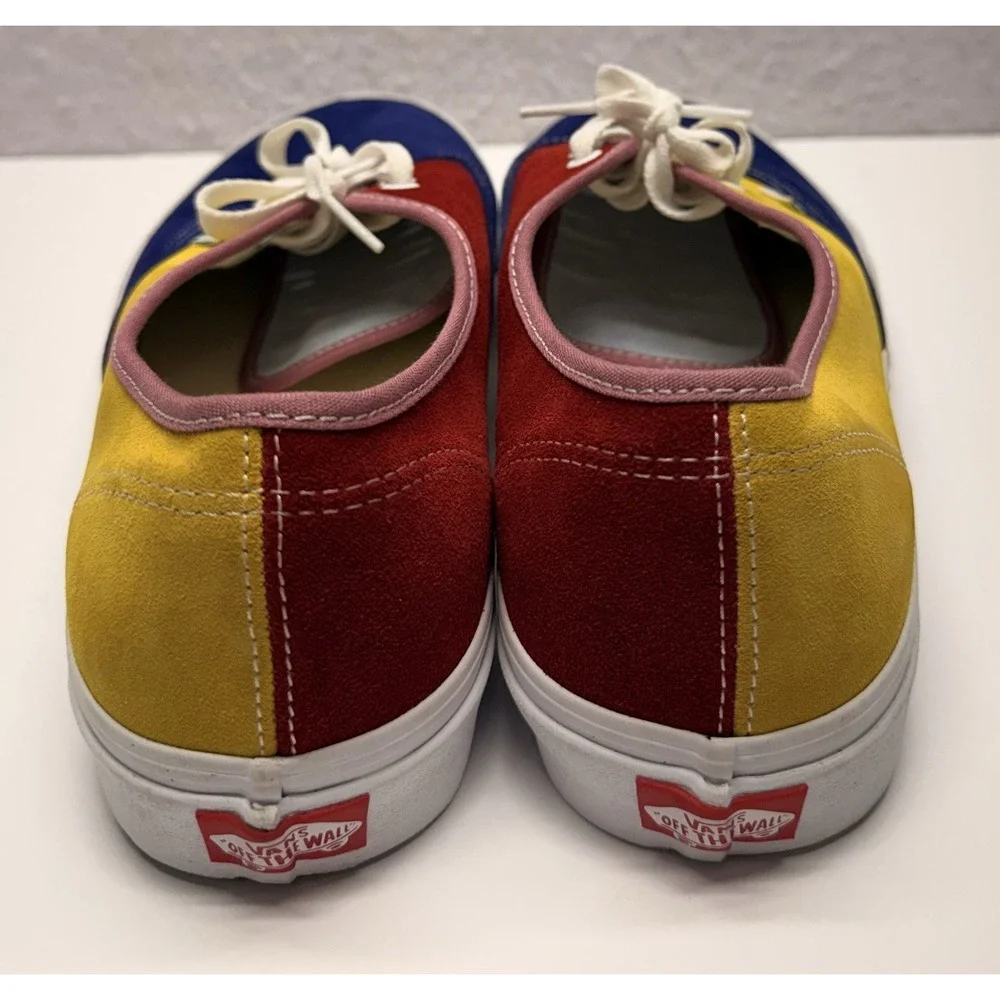 Vans Authentic Sunshine Multi Color Block Suede Men's Size 13 VN0A2Z5IWNY